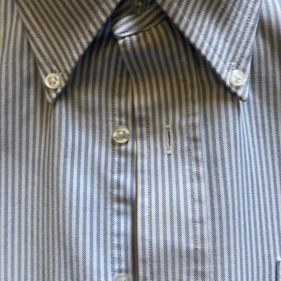 L.L. Bean Made In USA Short Sleeve Button Up Shirt - Picture 3 of 9